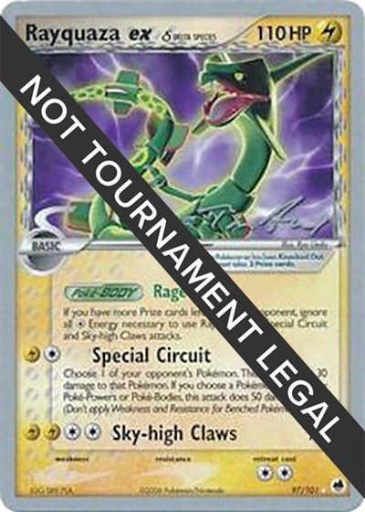 Rayquaza ex (Delta Species) - 2007 #97 World Championship Decks