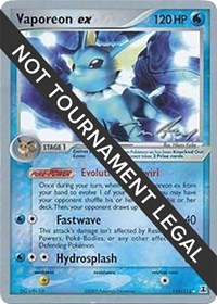 Vaporeon ex - 2007 #110 World Championship Decks