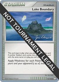 Lake Boundary - 2008 #112 World Championship Decks