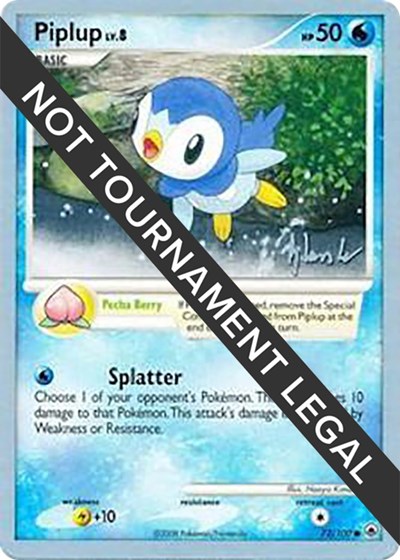 Piplup (72) - 2008 #72 World Championship Decks