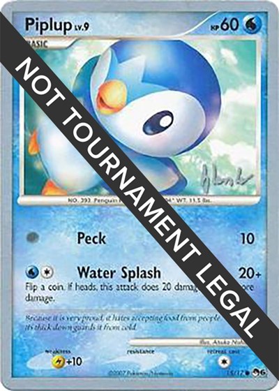 Piplup (15) - 2008 #15 World Championship Decks