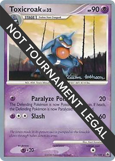 Toxicroak - 2008 #31 World Championship Decks