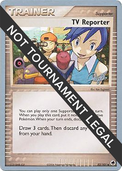 TV Reporter - 2008 #82 World Championship Decks
