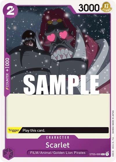 Scarlet #ST05-009 Starter Deck 5: Film Edition