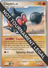 Claydol - 2009 #15 World Championship Decks