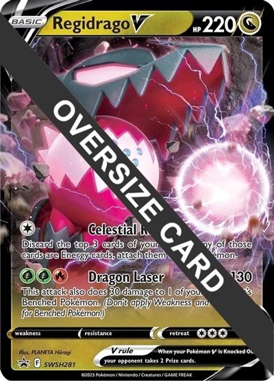 Regidrago V #SWSH281 Jumbo Cards