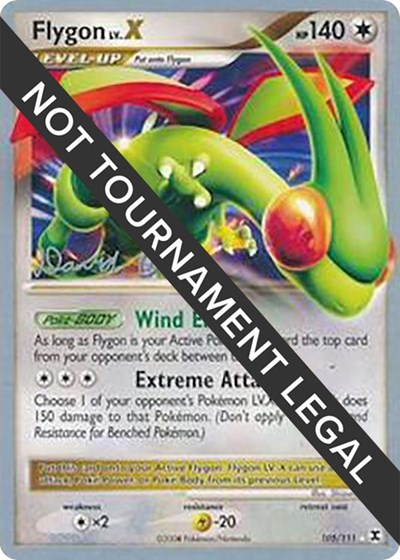 Flygon LV.X - 2009 #105 World Championship Decks