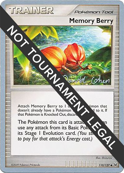 Memory Berry - 2009 #110 World Championship Decks