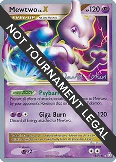 Mewtwo LV.X - 2009 #144 World Championship Decks