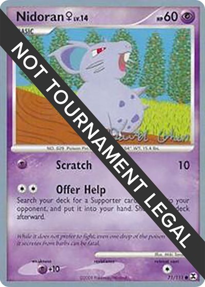 Nidoran F - 2009 #71 World Championship Decks