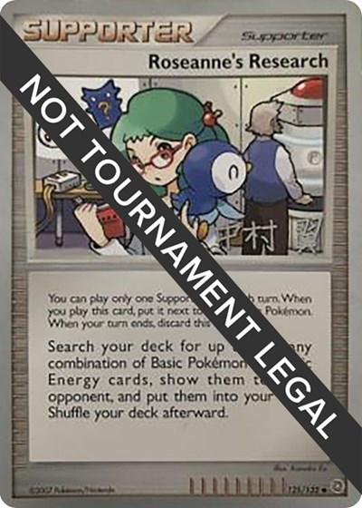 Roseanne's Research - 2009 #125 World Championship Decks
