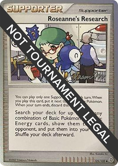 Roseanne's Research - 2009 #125 World Championship Decks