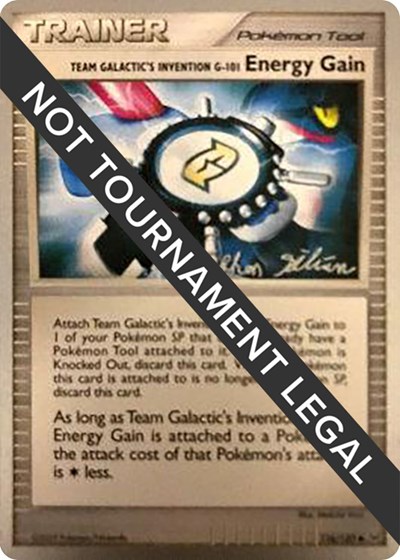 Team Galactic's Invention G-101 Energy Gain - 2009 #116 World Championship Decks