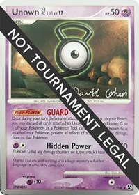 Unown [G] - 2009 #57 World Championship Decks