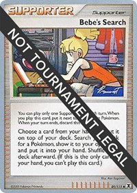Bebe's Search - 2010 #89 World Championship Decks