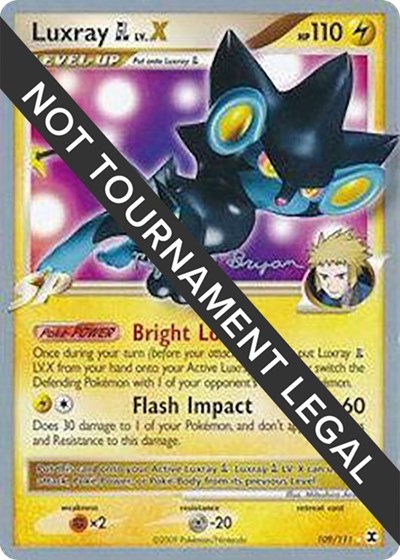Luxray GL LV.X - 2010 #109 World Championship Decks