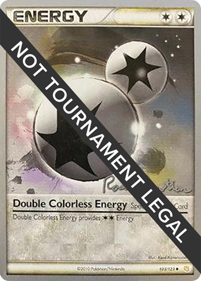 Double Colorless Energy - 2011 #103 World Championship Decks