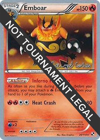Emboar - 2011 #20 World Championship Decks