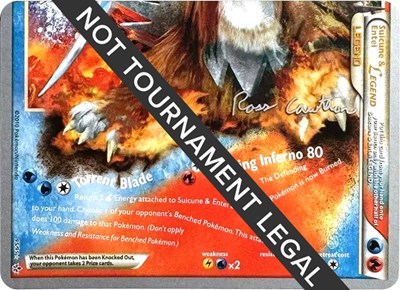 Suicune & Entei Legend LEGEND (95) - 2011 #95 World Championship Decks