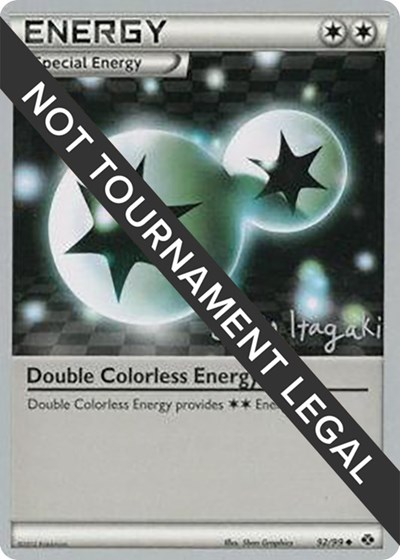 Double Colorless Energy - 2012 #92 World Championship Decks