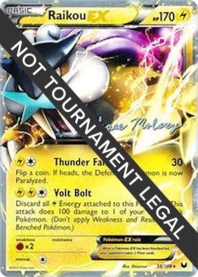 Raikou EX - 2012 #38 World Championship Decks