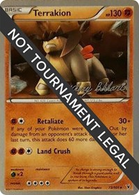 Terrakion - 2012 #73 World Championship Decks
