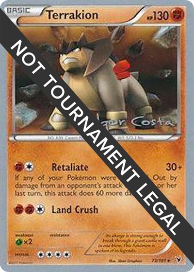 Terrakion - 2012 #73 World Championship Decks