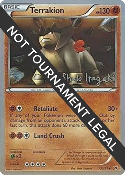 Terrakion - 2012 #73 World Championship Decks