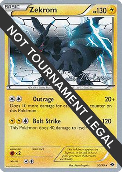 Zekrom - 2012 #50 World Championship Decks