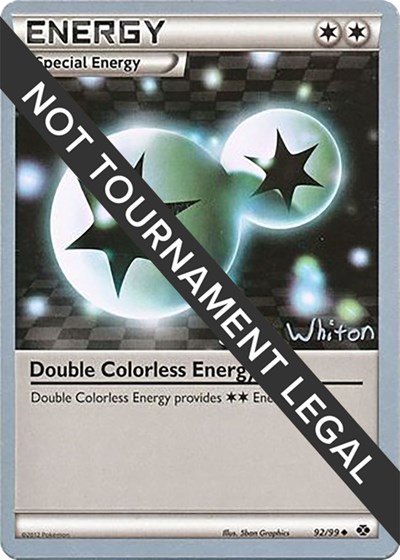 Double Colorless Energy - 2013 #92 World Championship Decks