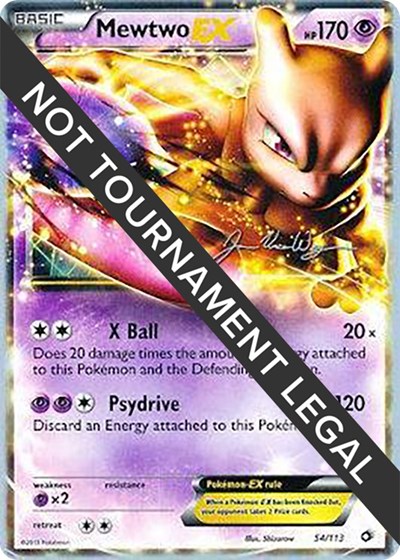Mewtwo EX - 2015 #54 World Championship Decks