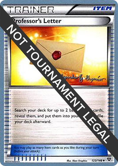 Professor's Letter - 2015 #123 World Championship Decks