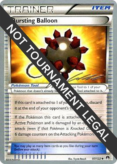 Bursting Balloon - 2016 #97 World Championship Decks