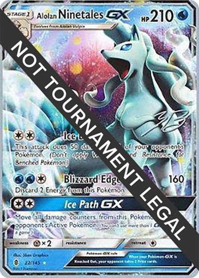 Alolan Ninetales GX - 2017 #22 World Championship Decks