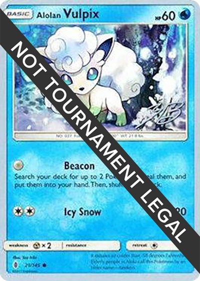 Alolan Vulpix - 2017 #21 World Championship Decks