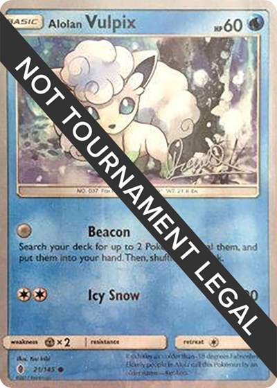 Alolan Vulpix - 2017 #21 World Championship Decks