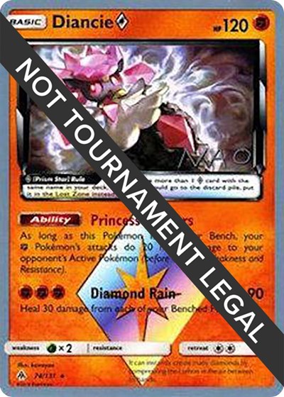 Diancie Prism Star - 2018 #74 World Championship Decks
