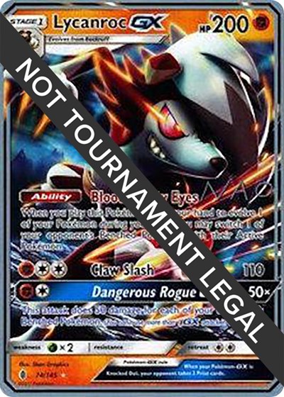 Lycanroc GX - 2018 #74 World Championship Decks