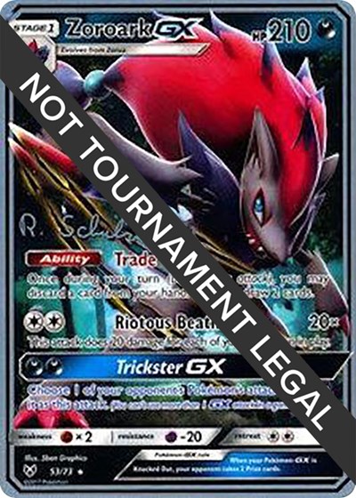 Zoroark GX - 2018 #53 World Championship Decks