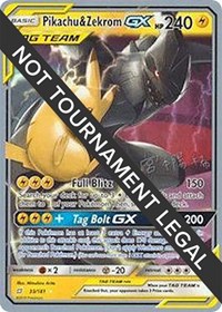 Pikachu & Zekrom GX - 2019 #33 World Championship Decks