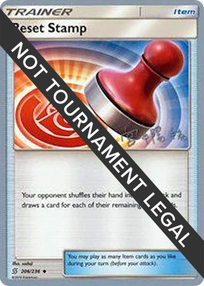 Reset Stamp - 2019 #206 World Championship Decks