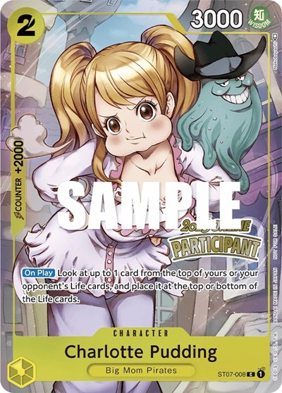 Charlotte Pudding (Online Regional 2023) [Participant] #ST07-008 One Piece Promotion Cards