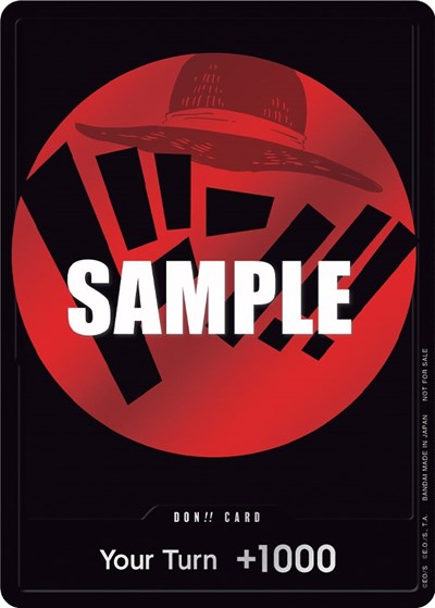 DON!! Card (Red) #promo One Piece Promotion Cards
