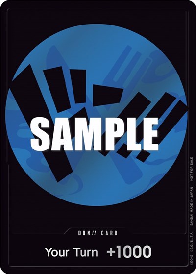 DON!! Card (Blue) #promo One Piece Promotion Cards