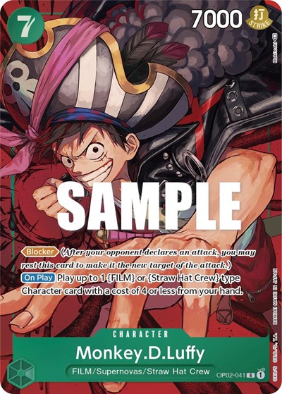Monkey.D.Luffy (Alternate Art) #OP02-041 Paramount War
