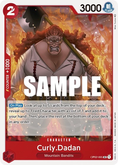 Curly.Dadan #OP02-005 Paramount War