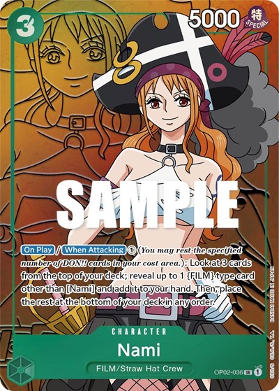 Nami (Alternate Art) #OP02-036 Paramount War