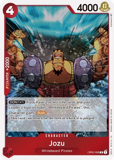Jozu #OP02-008 Paramount War