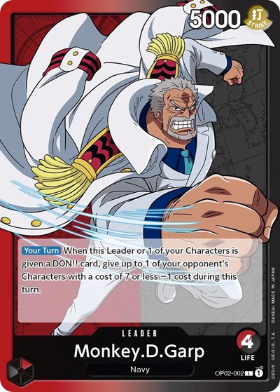 Monkey.D.Garp #OP02-002 Paramount War