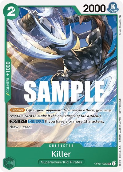 Killer (Promotion Pack 2023) #OP01-039 One Piece Promotion Cards